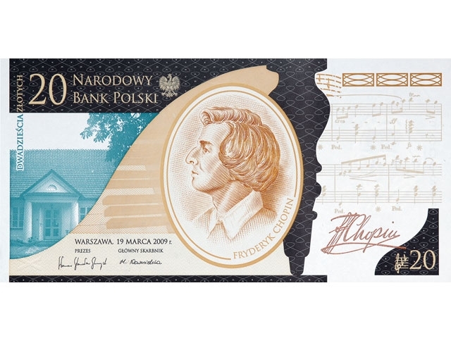 2024超人気 Collector note with Frederic Chopin PWPW PL その他